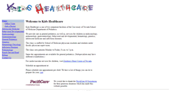 Desktop Screenshot of kidshealthcareclinic.com